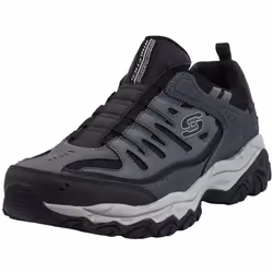 Skechers Men's Afterburn M fit Wonted  Charcoal/Black  14 M US