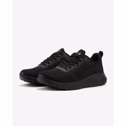 Skechers Women's Bobs Squad Chaos - Face Off Sneaker  Black/Black  8.5