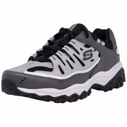 Skechers Men's Afterburn Lace-up Sneaker Charcoal/Green 9 XW US