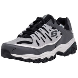 Skechers Men's Afterburn Lace-up Sneaker Charcoal/Green 9 XW US