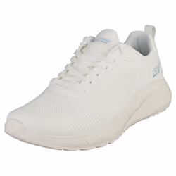 Skechers Bobs Squad Chaos Womens Casual Trainers in Off White - Size 4 UK