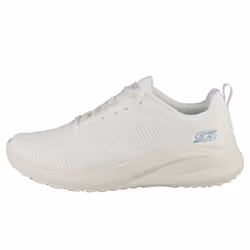 Skechers Bobs Squad Chaos Womens Casual Trainers in Off White - Size 4 UK