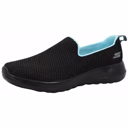 Skechers Women's Go Walk Joy Sneaker Black/Aqua 7.5