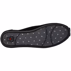 Skechers BOBS Women's Bobs Plush-Linen Back Ballet Flat  Black/Grey  7