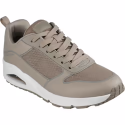 ) Skechers Uno Sol Synthetic Men's Taupe Trainers - Brown, 8 (Adults'
