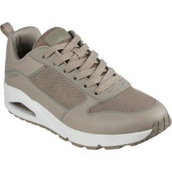 ) Skechers Uno Sol Synthetic Men's Taupe Trainers - Brown, 9 (Adults'
