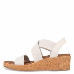 Skechers Women's Arch FIT Beverlee-Love Stays Wedge Sandal White 9