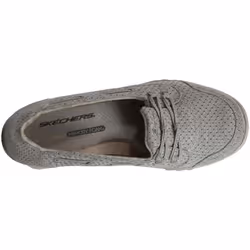 Skechers Women's Breathe Easy-Good Influence Sneaker Stone 6.5 M US