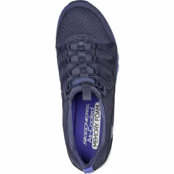 Skechers Gratis Sport Live Golden Womens Blue Vegan Shoes Trainers - Navy, UK 4