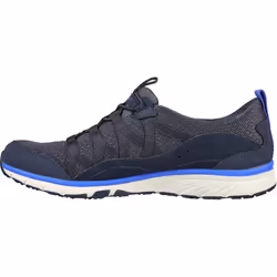 Skechers Gratis Sport Live Golden Womens Blue Vegan Shoes Trainers - Navy, UK 4
