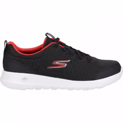) GO WALK Max - Progressor | Black/Red | Mens Lace Up Trainers - 8 (Adults'