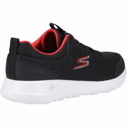 ) GO WALK Max - Progressor | Black/Red | Mens Lace Up Trainers - 8 (Adults'