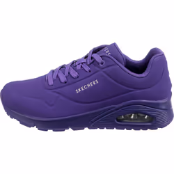 Skechers Womens Uno - Night Shades Sneaker  Purple  8 US