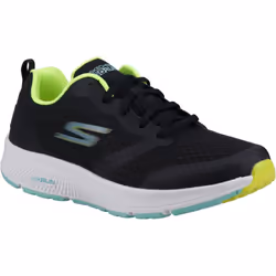 ) Skechers GO RUN Consistent - Intensify-X Textile Women's Black/Lime Trainers - Black, 4 (Adults'