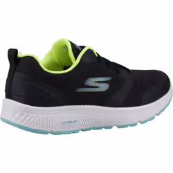 ) Skechers GO RUN Consistent - Intensify-X Textile Women's Black/Lime Trainers - Black, 4 (Adults'