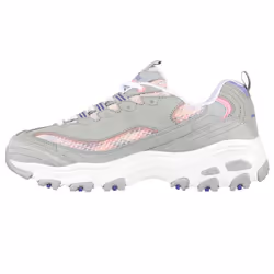 Skechers Womens DLites Sweet Moments Fashion Sneaker greyMulti 8 US