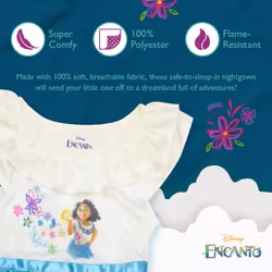 Disney Girls' Encanto Fantasy Gown Nightgown  ENCANTO GARDEN 2  3T