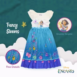 Disney Girls' Encanto Fantasy Gown Nightgown  ENCANTO GARDEN 2  3T