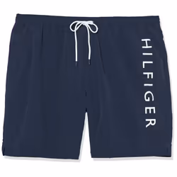 Tommy Hilfiger Men's Big & Tall 7 Logo Swim Trunks with Quick Dry Sk