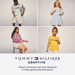 Tommy Hilfiger Women's Adaptive Hoodie Sweatshirt with Magnetic Zipper