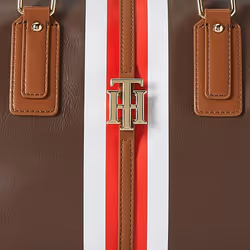 Tommy Hilfiger Jaden Satchel Crossbody Bag  Chestnut