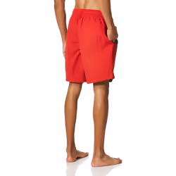 Tommy Hilfiger Mens 7  Flag With Quick Dry Swim Trunks  Red  Large US