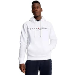 TOMMY HILFIGER mens Embroidered Tommy Logo Fleece Pullover Hooded Swea