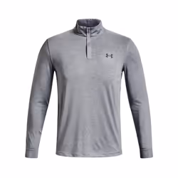 Under Armour Mens Playoff 1/4 Zip Long-Sleeve T-Shirt  (035) Steel/Mod