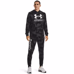 Under Armour UA Rival Terry Novelty Hoodie - 1377185-001 - Black/Jet G