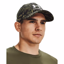 Under Armour Men's Freedom Blitzing Hat  (310) Baroque Green/White/Whi