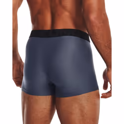 Under Armour mens Tech 3-inch Boxerjock 2-Pack  (044) Downpour Gray /