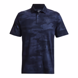 Under Armour Men's Playoff 2.0 Short Sleeve Jacquard Polo  (410) Midni