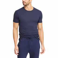 POLO Ralph Lauren Mens Classic Fit W/Wicking 3-Pack Crews Undershirt  Andover Heather/Bali Blue/Cruise Navy  X-Large US
