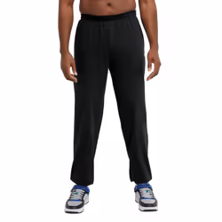 Champion  Lightweight Lounge  Jersey Knit Casual Pants for Men Reg Tall  Black C Patch Logo  4X-Large Big