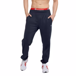 Champion Lightweight Lounge Jersey Knit Casual Pants for Men Reg. or Big Navy C Patch Logo 3X-Large Tall