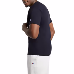 Champion  Classic Graphic  Soft and Comfortable T-Shirts for Men  Logo Reg. or Big & Tall  Navy Script  X-Large