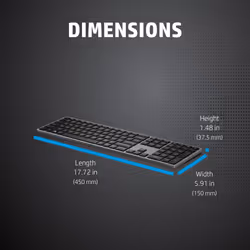 HP 975 Dual-Mode Wireless Keyboard - Additional view 4