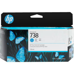 HP 738 130-ml Cyan DesignJet ink cartridge 1 pc(s) Original Standard Yield