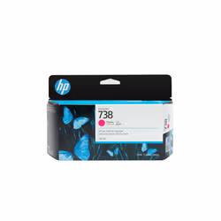HP 738 130-ml Magenta DesignJet Ink Cartridge, Standard Yield, Magenta, 130 ml, 1 pc(s), Single pack