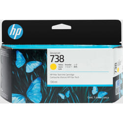 HP 738 130-ml Yellow DesignJet ink cartridge 1 pc(s) Original Standard Yield