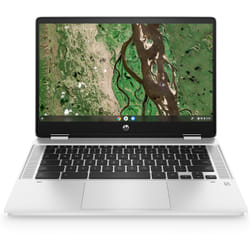 HP Chromebook x360 14b-cb0002na Intel® Pentium® Silver N6000 35.6 cm (14") Touchscreen Full HD 4 GB LPDDR4-SDRAM 64 GB eMMC Wi-Fi 6 (802.11ax) ChromeOS Silver