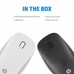 HP 410 Slim Silver Bluetooth Mouse - Additional view 7