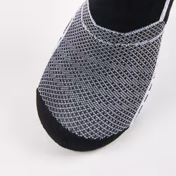 Thorlos Experia Prolite Rocket Unisex No Show Running Socks, Blk/Wht - M