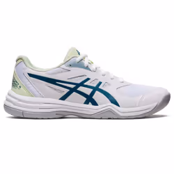 ASICS Women's Upcourt 5 Volleyball Shoes  8  White/Ink Teal