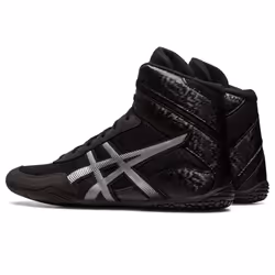 ASICS Men's MATCONTROL 3 Wrestling Shoes  11  Black/Pure Silver