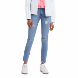 Levi's Women's 721-High Rise Skinny-Jeans  Medium Indigo Worn in  28 Regular