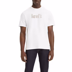 Levi's Men's Graphic Tees (New) Foil Poster White XX-Large