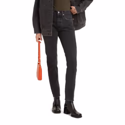Levi's Women's 501 Skinny Jeans (New) Black Worn in 30