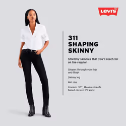 Levi's Women's Size 311 Shaping Skinny Jeans Standard and Plus  New Lapis Breakdown  38 US 20 Regular