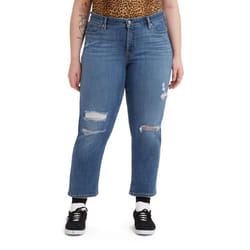 Levis Womens Boyfriend Jeans (Standard and Plus)  (New) Indigo Worn in